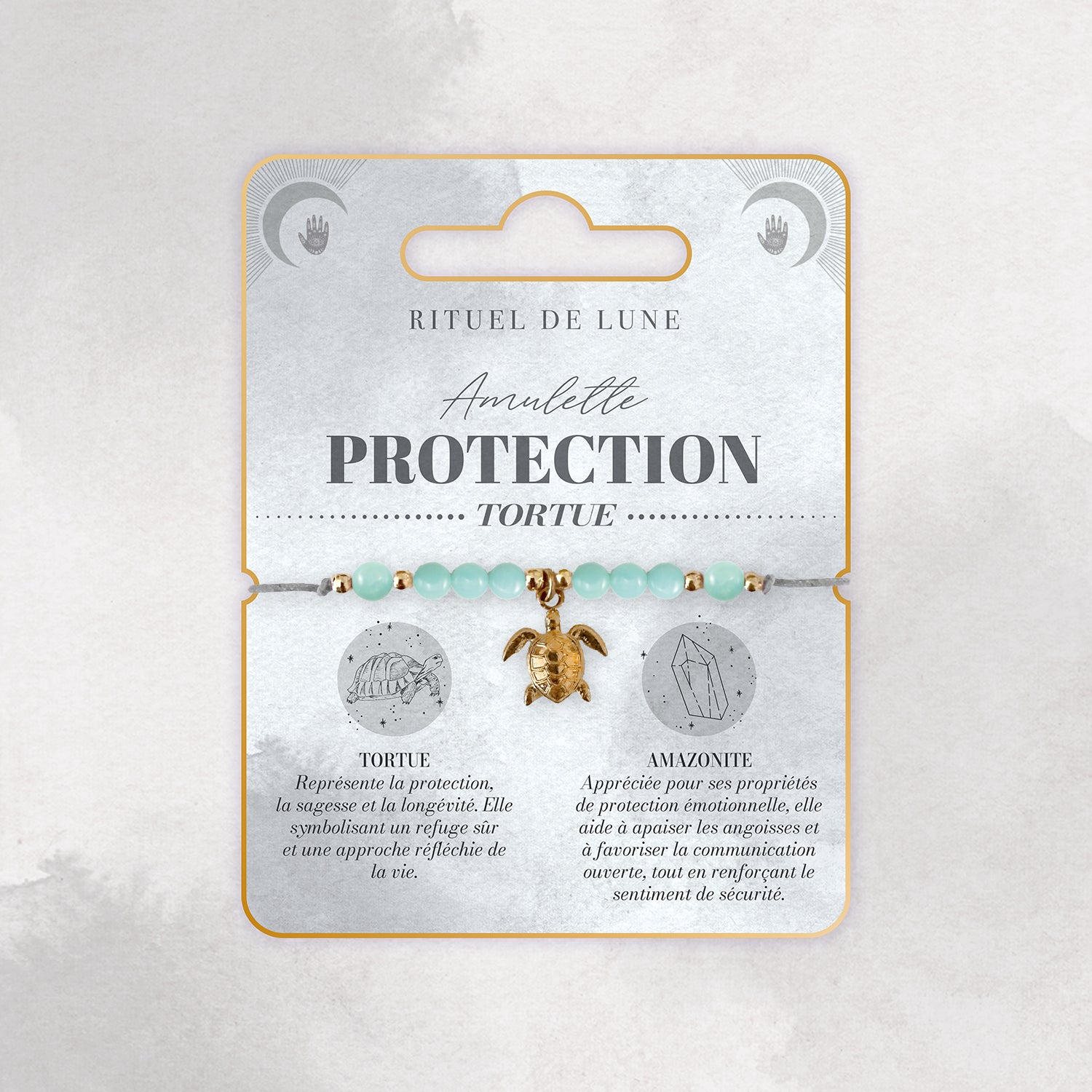 Bracelet amulette Protection: La Tortue