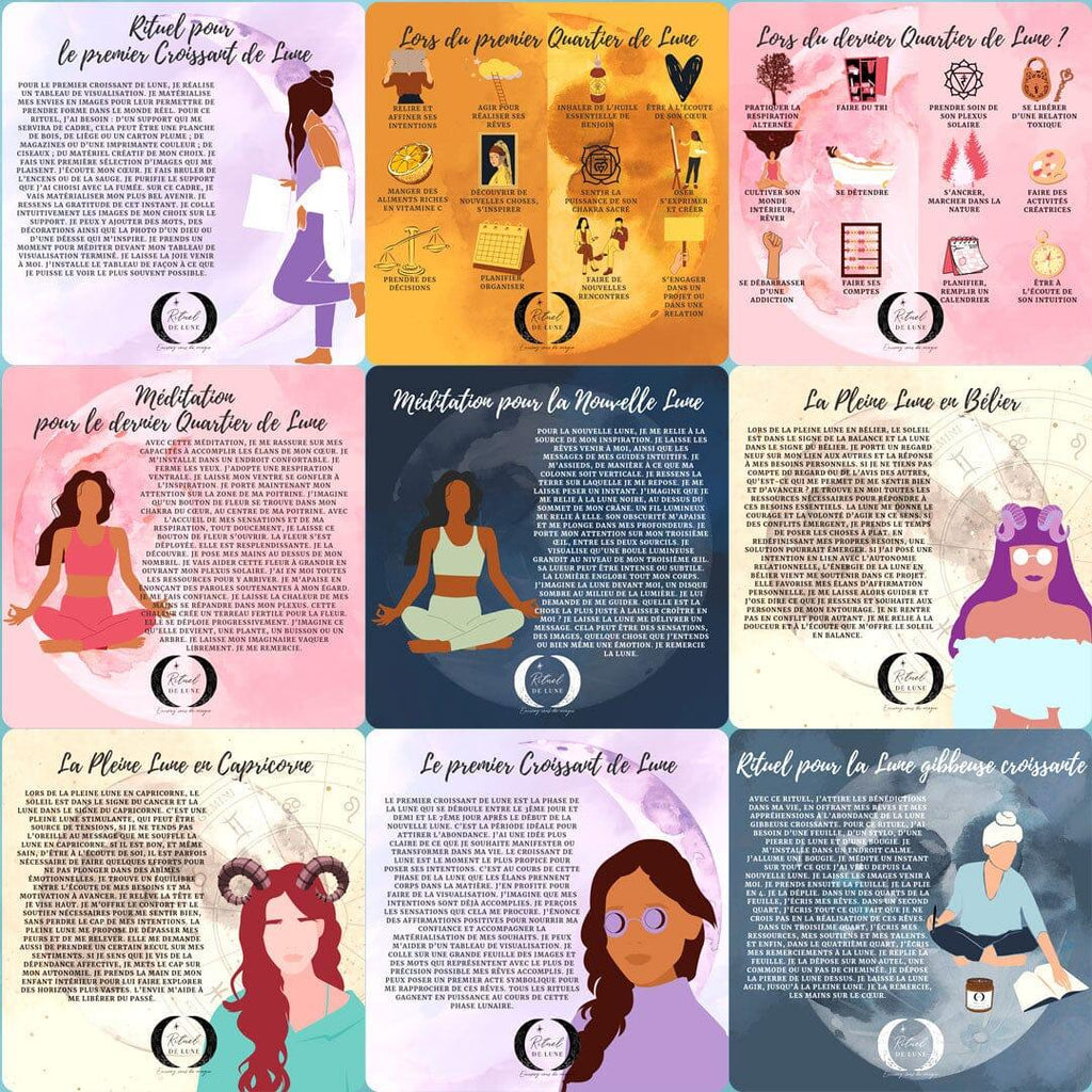 Précommandes "Fiches Pratiques Lune" Ritueldelune 